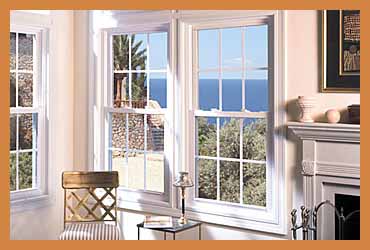 double hung window beauty shot